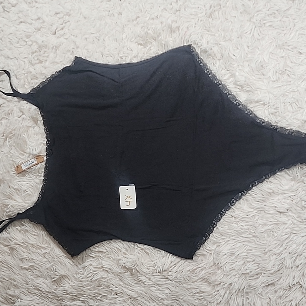 NWT SKIMS Lace Pointelle Cami Bodysuit in Limited Edition /Onyx/ 3X, 4X